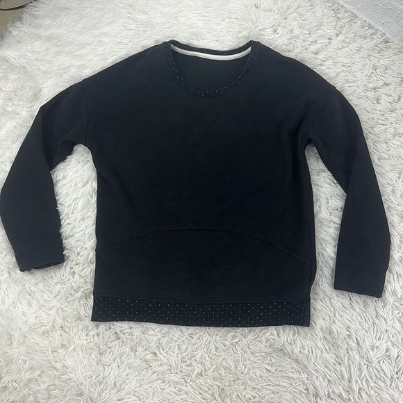 🔥$SALE$🔥 Lululemon Keep Up Crew Black / Sweet Spot Black Angel Wing Angel Wing - Picture 1 of 7